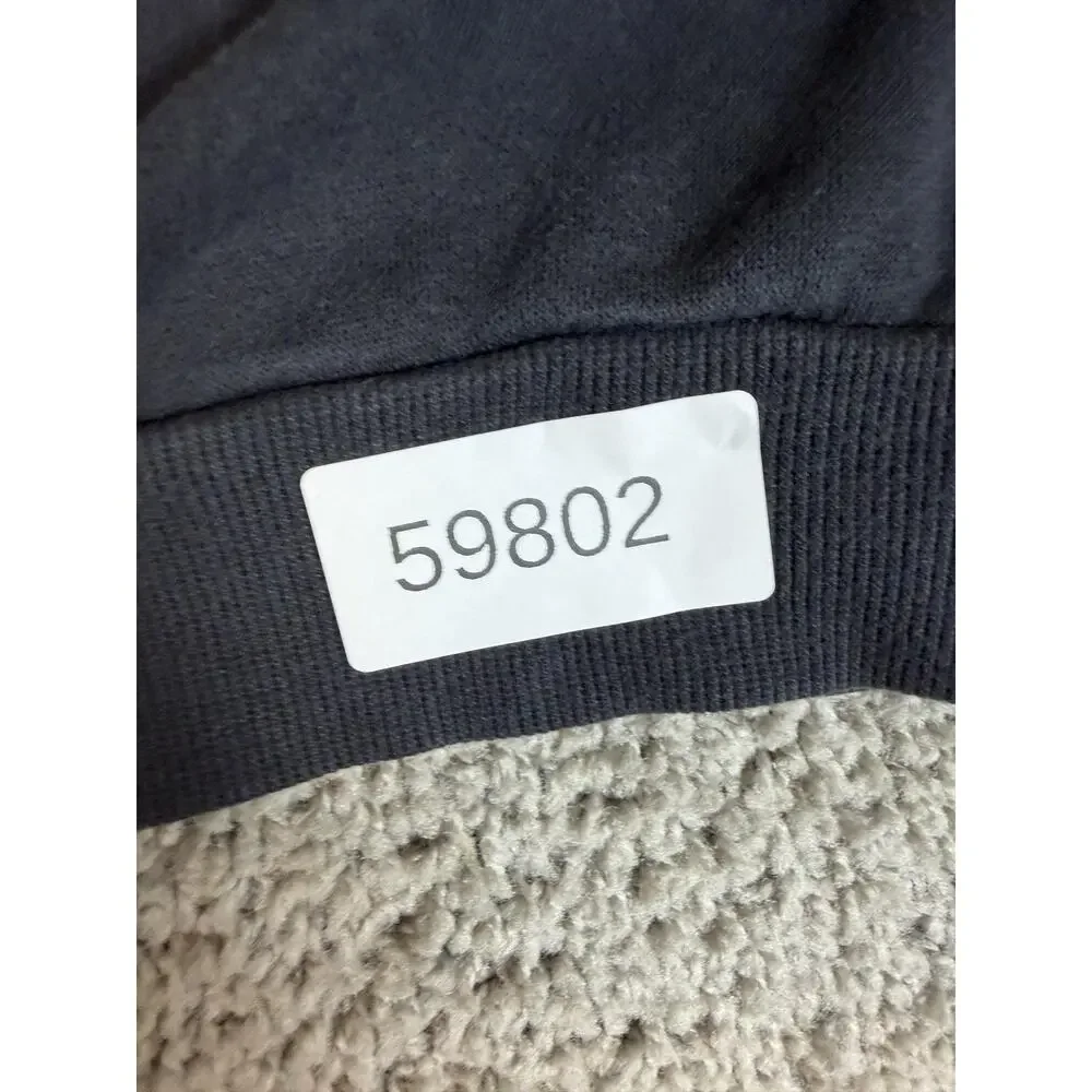 Adidas Hoodie Boys Medium Years Black Pullover Gold Stripes Messi Logo Fleece